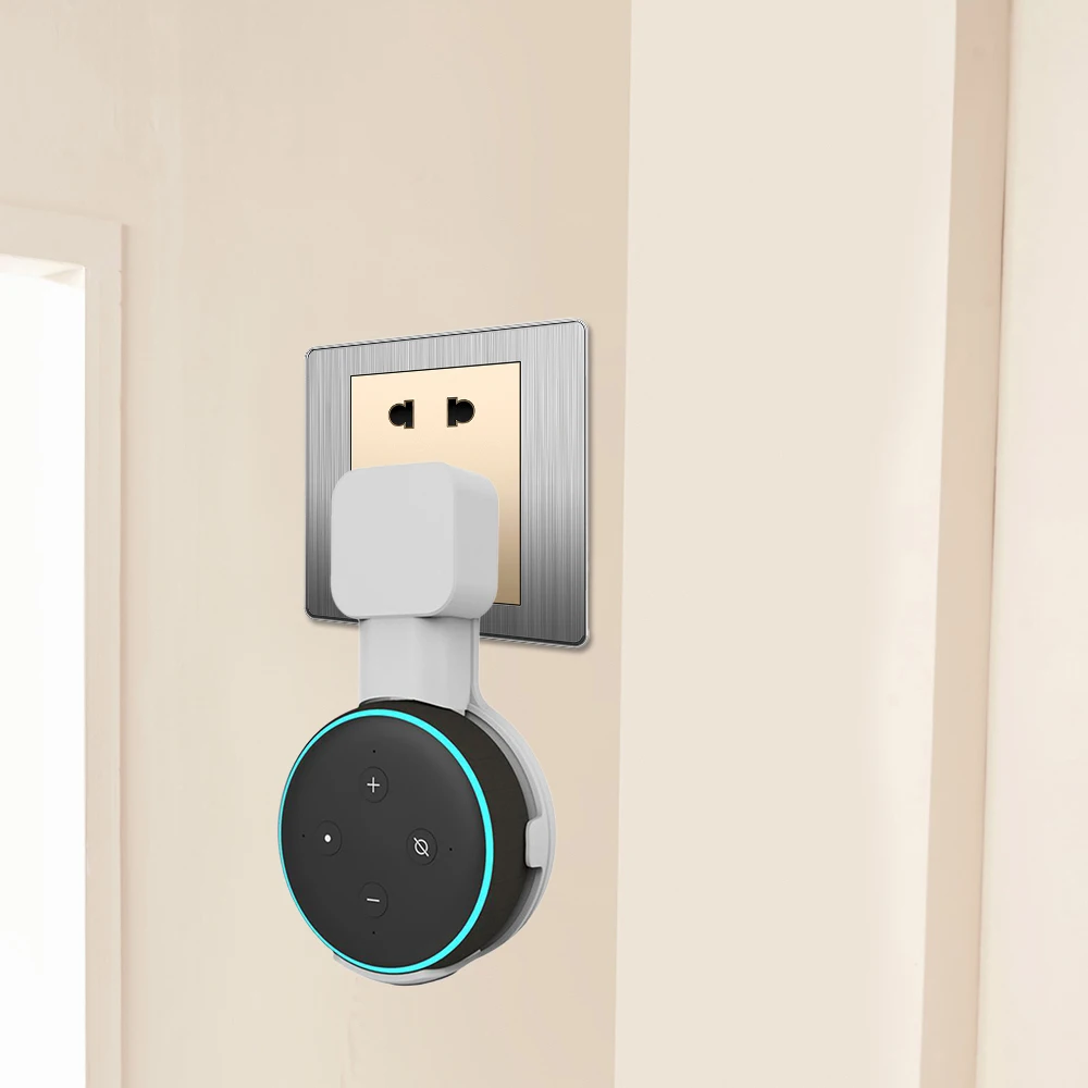 Для Amazon Alexa Echo Dot динамик 3-го поколения 2 цвета настенное крепление, вешалка держатель Подставка Кронштейн и другие круглые голосовые Ассистенты