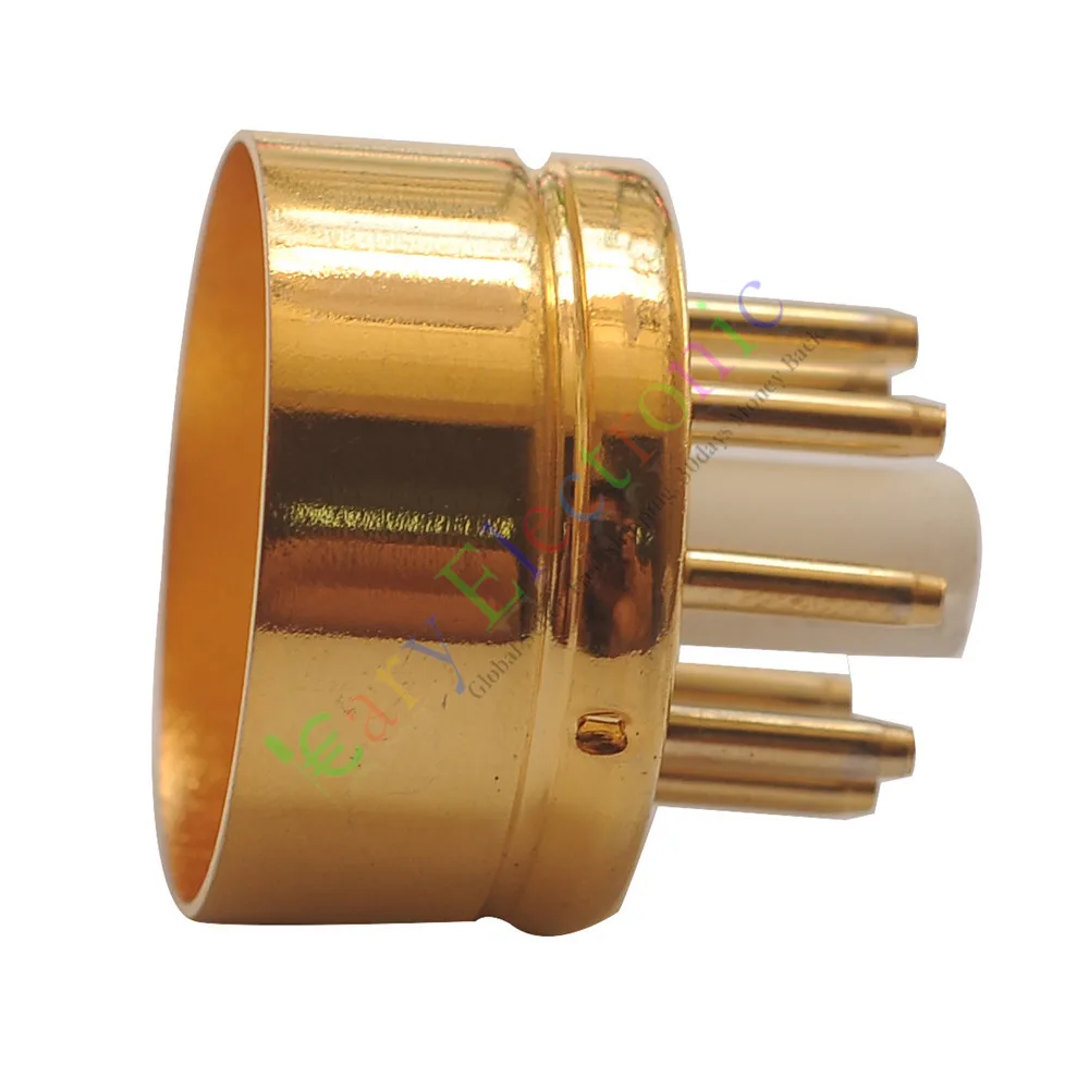 Оптовая и розничная продажа 50 шт. 8Pin Gold Bakelite гнезда вакуумных трубок Saver base Fr 6L6 EL34