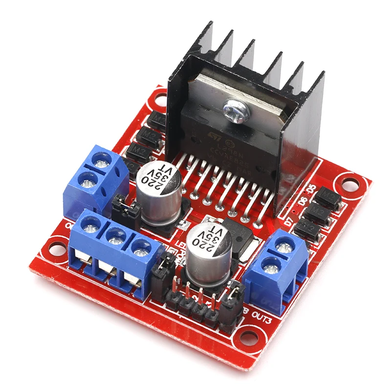 10 шт. L298N плата драйвера двигателя Модуль L298 для arduino шаговый двигатель умный