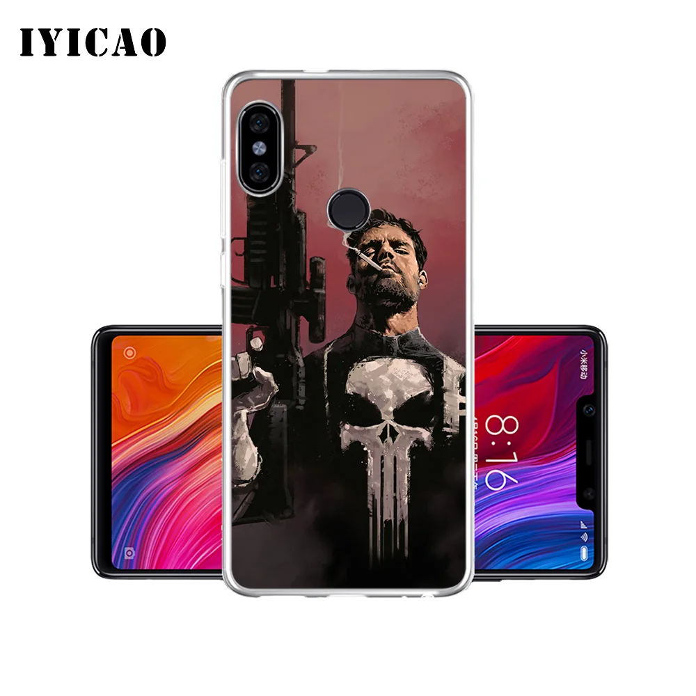 IYICAO Мягкий силиконовый чехол для телефона с черепом Xiaomi Redmi 4A 5A 6A Note 7 6 5 Pro Plus 4X Prime