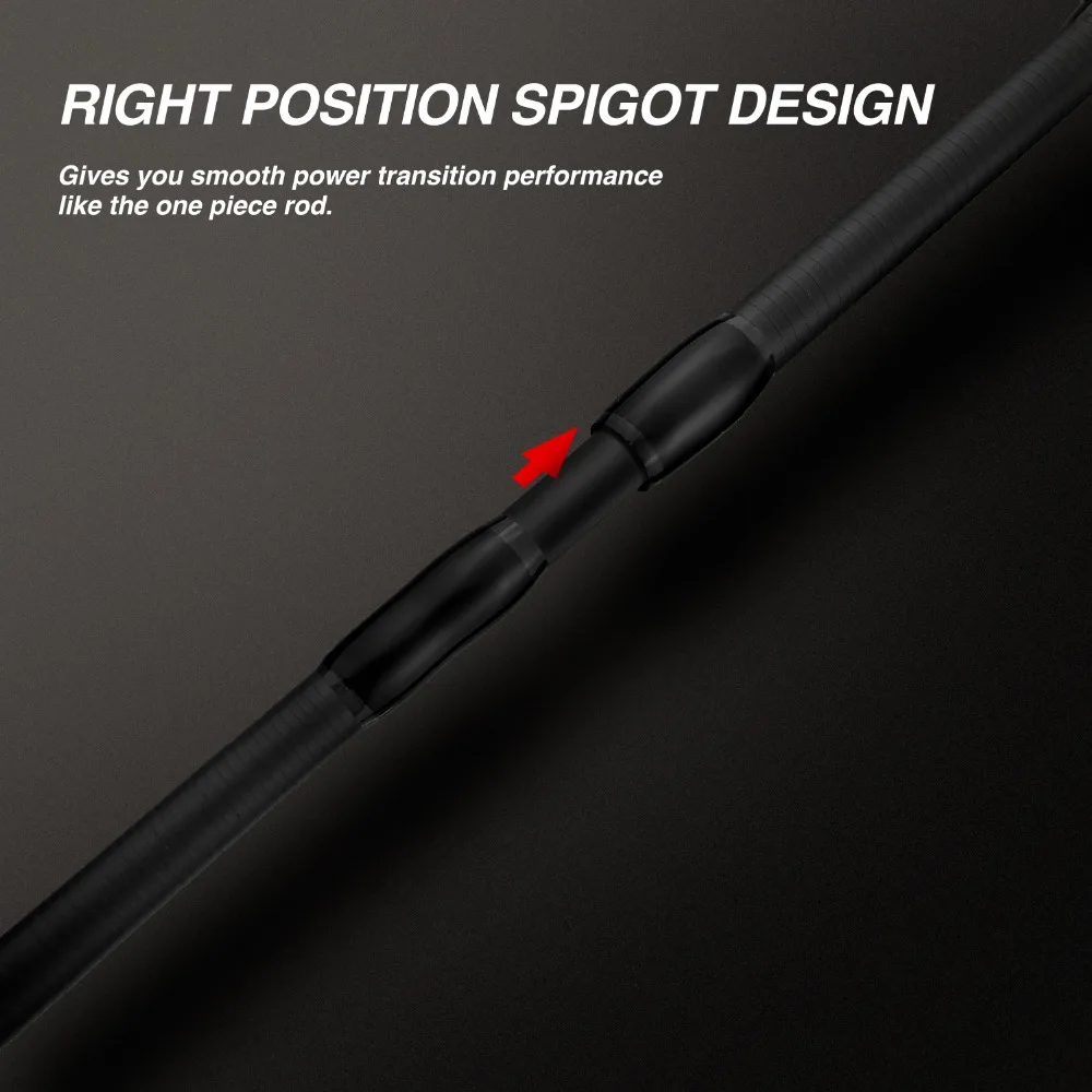 

Piscifun Serpent Two Pieces Baitcasting Rod 2 PCs Casting Rod 2M 2.1M M MH Fuji Guides IM7 Toray Carbon Fiber Fishing Rod