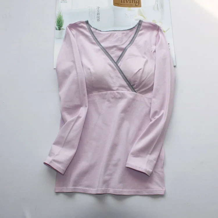 Fashion Maternity Clothes long sleeve tops Nursing top Breastfeeding for Pregnant Women T-shirt | Мать и ребенок