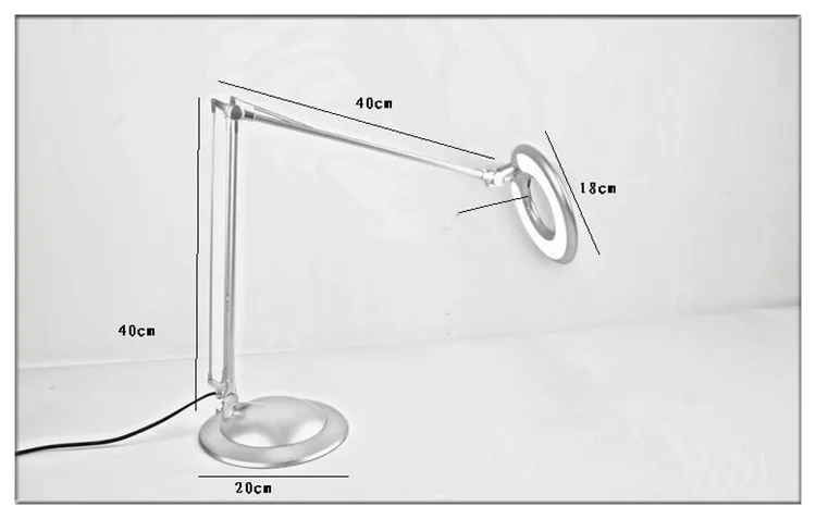 Креативная Складная Алюминиевая Светодиодная настольная лампа UFO 8 Вт