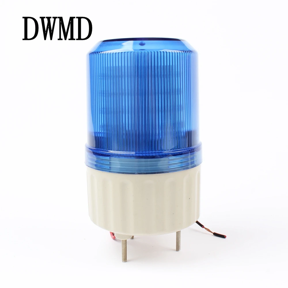 LTE-1081J AC 220v 110v DC 12V 24V светодиодный Вращающиеся промышленные Предупреждение светильник звуковой сигнал красный цвет желтый, синий; размеры 34–43 зеленый S-80 индикатор светильник