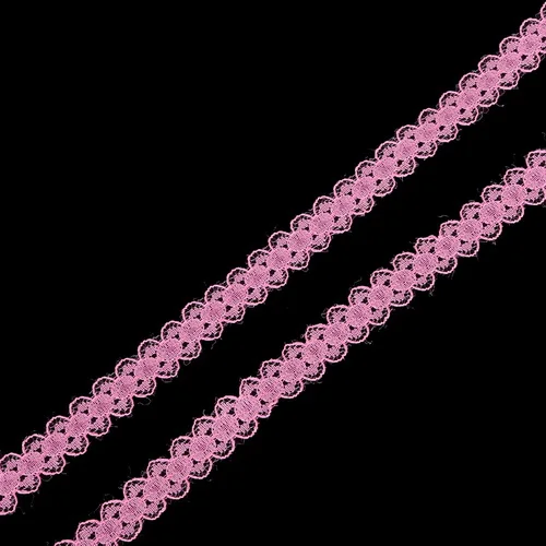 dark pink Ширина 15 мм 5 ярдов/партия вышитая Сетка кружевная отделка ткань одежда лента повязка на голову Свадебная вечеринка украшения DIY аксессуары - Цвет: dark pink