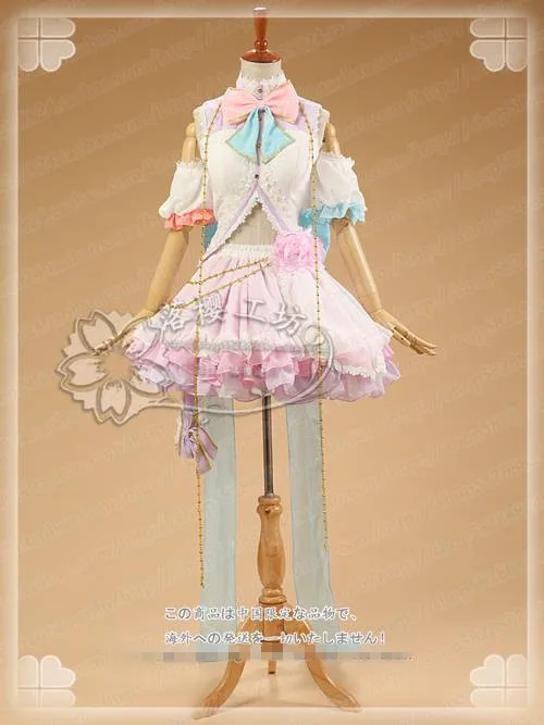 

Аниме! Женский костюм для косплея Love Live, белый костюм для косплея, размер на заказ
