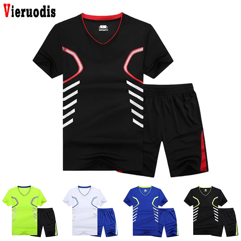 Летний комплект 2019 мужской повседневный костюм из двух предметов футболка с