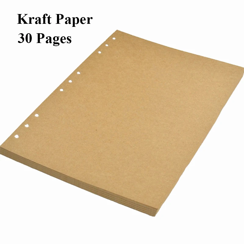 paper-kraft 30 страниц пустой/вкладыш фотоальбом Scarpbook ручной работы/свадьба/DIY/самоклеющиеся/Бумага Фотоальбом Обложка крафт альбом для фотографий - Цвет: paper-kraft