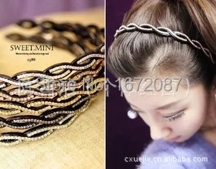 2015newNN show temperament Korea tails child hair accessories hairpin super flash hollow claw chain rhinestone tiara headband | Украшения и