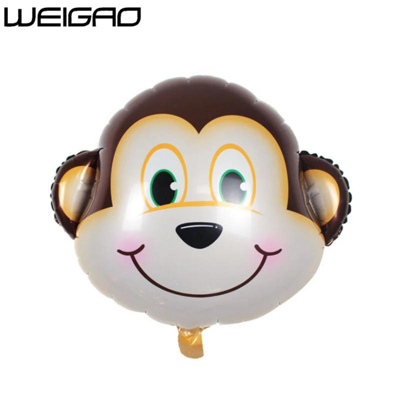 WEIGAO 1 комплект джунгли вечерние украшения поставки животных фольги Воздушные шары сафари счастливый плакат "с днем рождения" для вечеринки в честь рождения мальчика вечерние детские игрушки