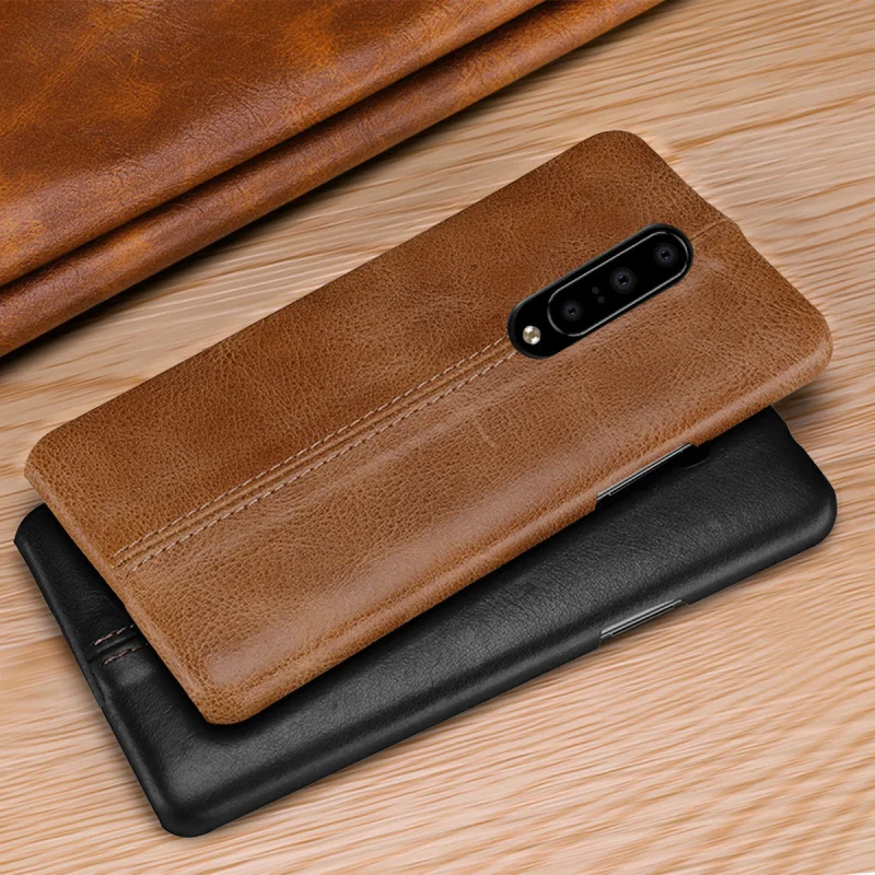 Чехол для OnePlus 7/ Pro чехол из натуральной кожи 6 6T роскошный кожаный накладка с