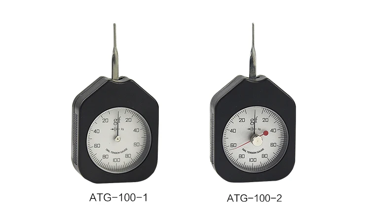 ATG-100-1 одиночный указатель датчик тензиометра с 100g циферблат измеритель натяжения тестер