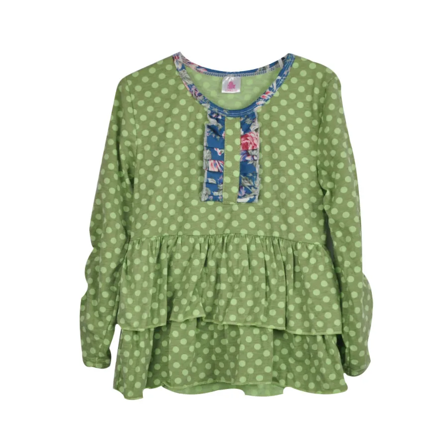 Весна-осень одежда для маленьких девочек зеленая детская рубашки мальчиков