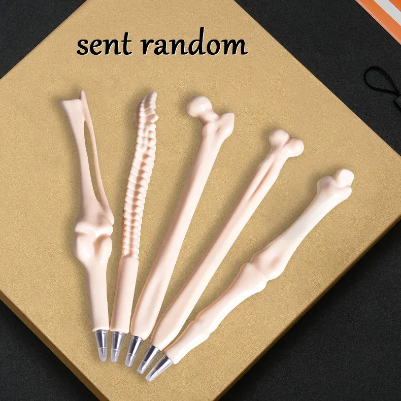 1 шт. забавные кости шариковая ручка в форме цветка ручки творческий офис