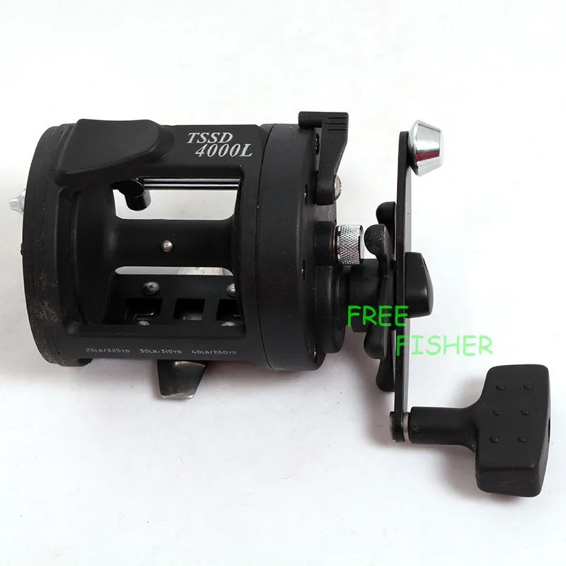Рыболовная катушка для морской воды заброса приманки троллинговая барабанная |
