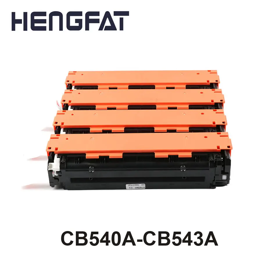 Совместимый цветной картридж с тонером CB540A CB541A CB542A CB543A 203A для HP LaserJet CP1215 CP1515n CP1518ni