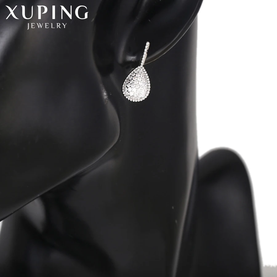 Xuping модные капли воды серьги ювелирные изделия с синтетическим кубическим цирконием для женщин подарки на Рождество День S13.2-93225