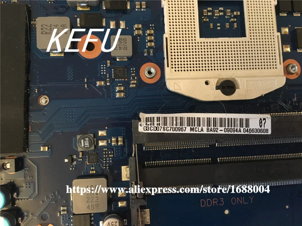 KEFU BA41-01898A BA41-01900A для материнская плата для samsung NP550 NP550P5C DDR3 GT650M BA92-09094A BA92-09094B