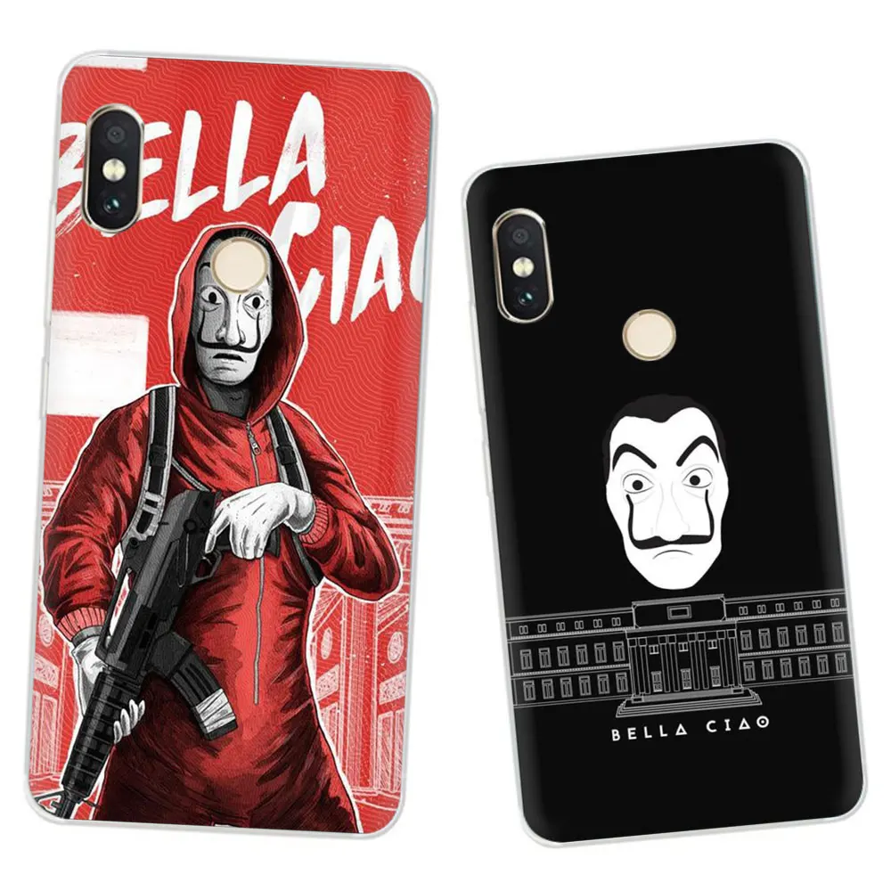 Твердый чехол la casa de papel TV для телефона Xiaomi Mi Mix 2S Max 3 F1 5S 6 8 9 SE A2 Lite A1 9T CC9e A3 pro |