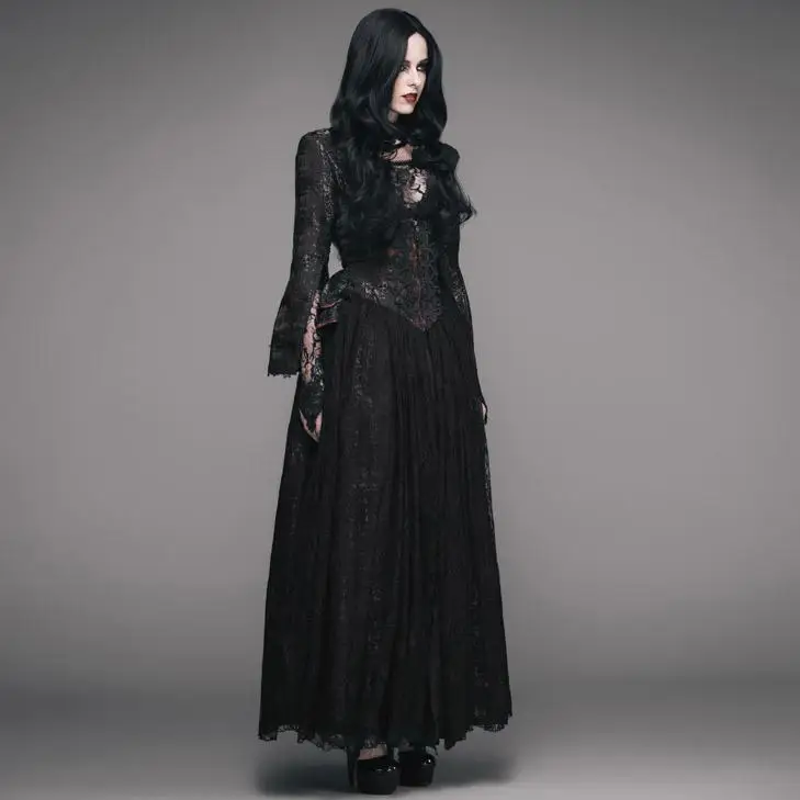 Женское кружевное платье Eva в стиле Басков Goth Punk ECT003|Женские платья| |