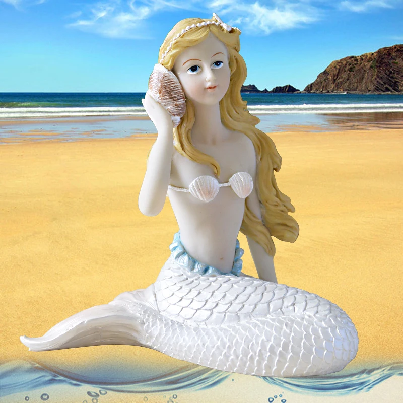 Европа Сексуальная красота Русалка изделия из смолы милые фигурки животных