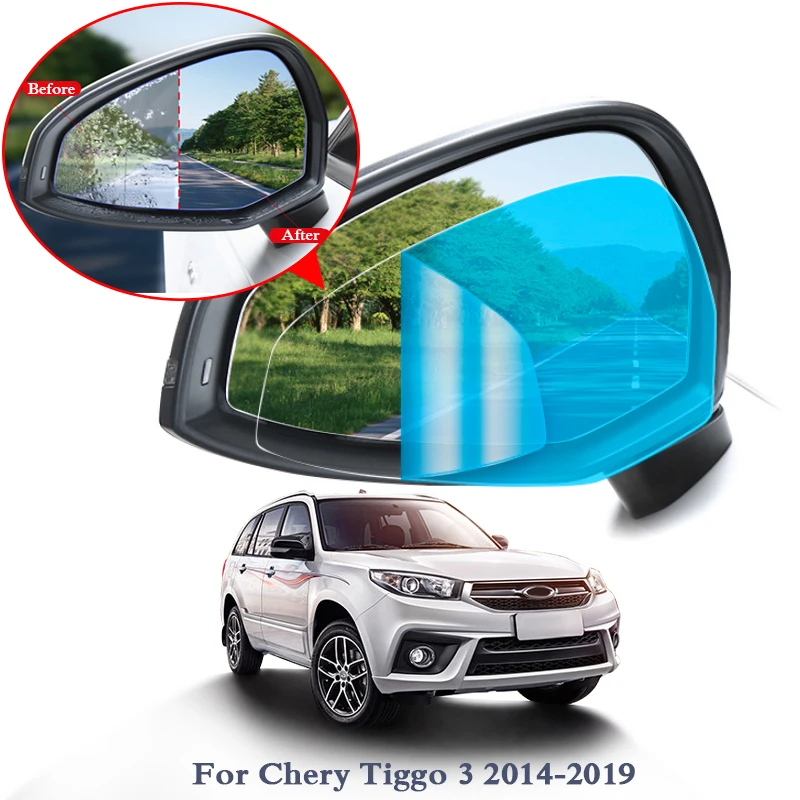2 шт. автомобильная Водонепроницаемая противотуманная пленка зеркальная заднего