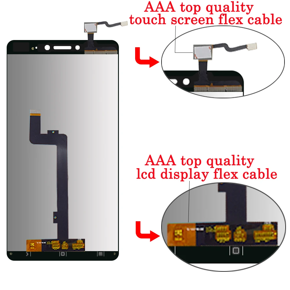 ЖК дисплей для Xiaomi Mi Max 2 LCD сенсорный Max2 панель экран Стекло в сборе с рамкой