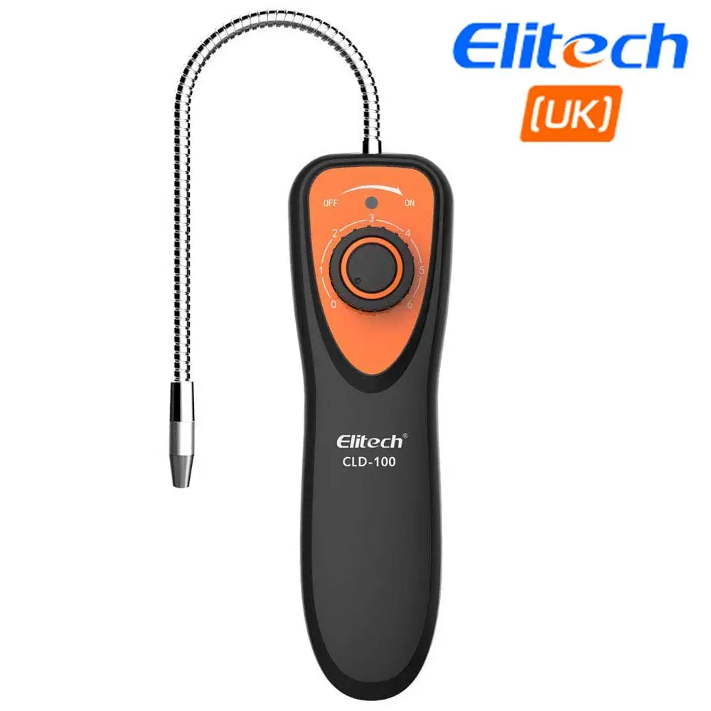 Elitech CLD-100 хладагент галогенный детектор утечки газа воздуха HVAC тестер CFCs HCFCs HFCs проверки, коронный датчик, 20 см зонд