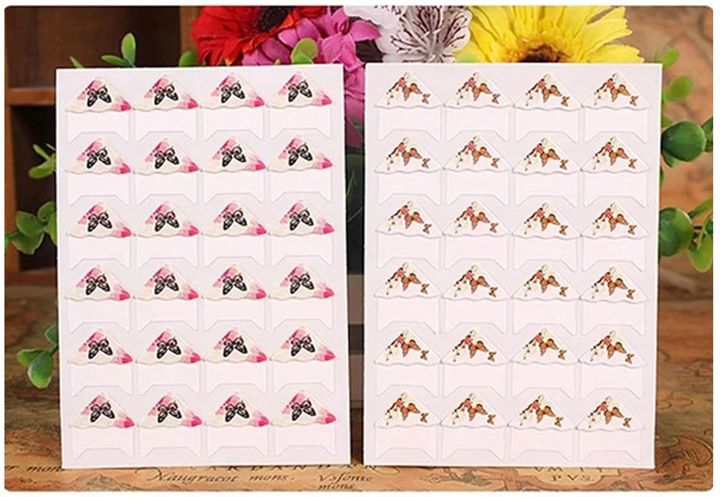 2019 бабочка серия 72 шт фото уголок альбома бумага угол Diy Украшение для ручной