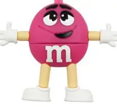 Usb 2.0 Usb флеш-накопитель с рисунком шоколада M& M, флеш-карта памяти, флеш-накопитель 32 ГБ, Usb флешка 64 ГБ, флешка 128 ГБ 16 ГБ 8 ГБ, флеш-накопитель, лучший подарок - Цвет: Usb 2.0