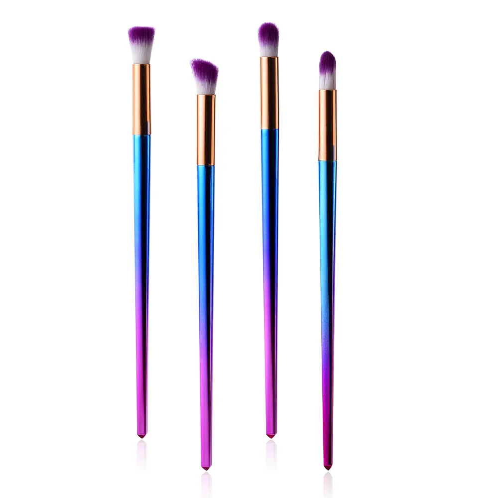 4 шт. Профессиональные кисти для макияжа Набор пудры кисть глаз инструмент
