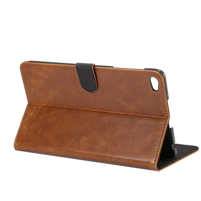 Смарт Защитный кожаный чехол для Huawei MediaPad m2 m2-801w m2-803l Huawei m2 8.0 Tablet Case Роскошные Crazy Horse узор
