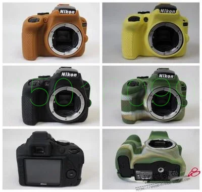 Красивый мягкий силиконовый чехол для камеры Nikon D3400 неопреновый объектива |