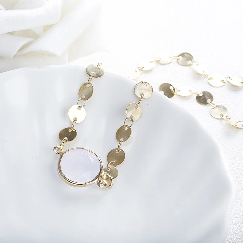 2018 новейшие модные ювелирные изделия Многослойные Блестки горный хрусталь