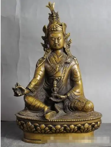 YM 306 тибетская статуя Vajrayana fane GuRu Ринпоче падмамбава падмакара Будда | Дом и сад