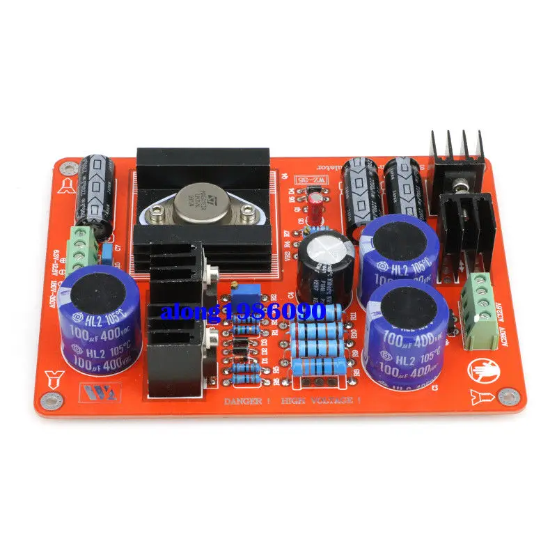 DIYERZONE Высокое напряжение + нить Регулируемая плата питания для трубки Preamp DIY L12