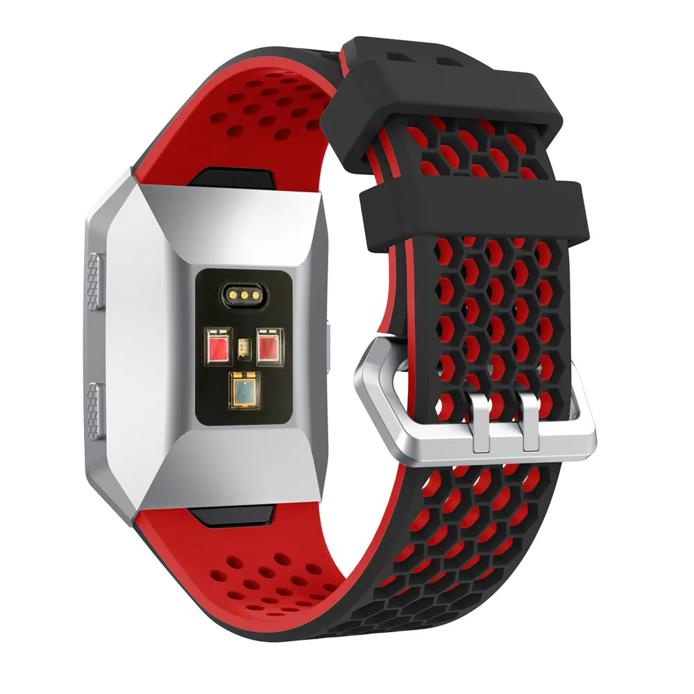 QFKJ-Ionic Сменные ремешки для часов для Fitbit ionic дышащие регулируемые ремешки для Fitbit ionic умные аксессуары большие маленькие браслеты - Цвет: QFKJ-Ionic
