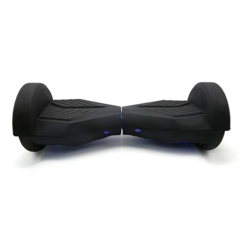 8 inches black case Силиконовый чехол для ХОВЕРБОРДА 6,5/8/10/дюймов, чехол, полузащитная пленка для скейтборда за бортом, умный баланс, Электрический скутер - Цвет: 8 inches black case