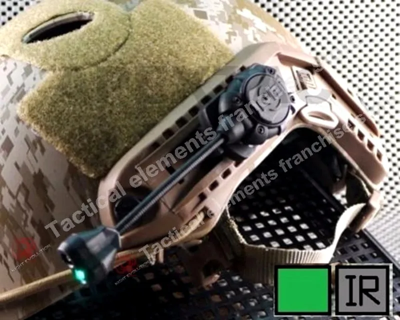 Night Evolution Тактический Princeton Tec MPLS2 Combo Красный Зеленый Белый шлем с led подсветкой фонарик Airsoft ИК свет для Молл/Mich
