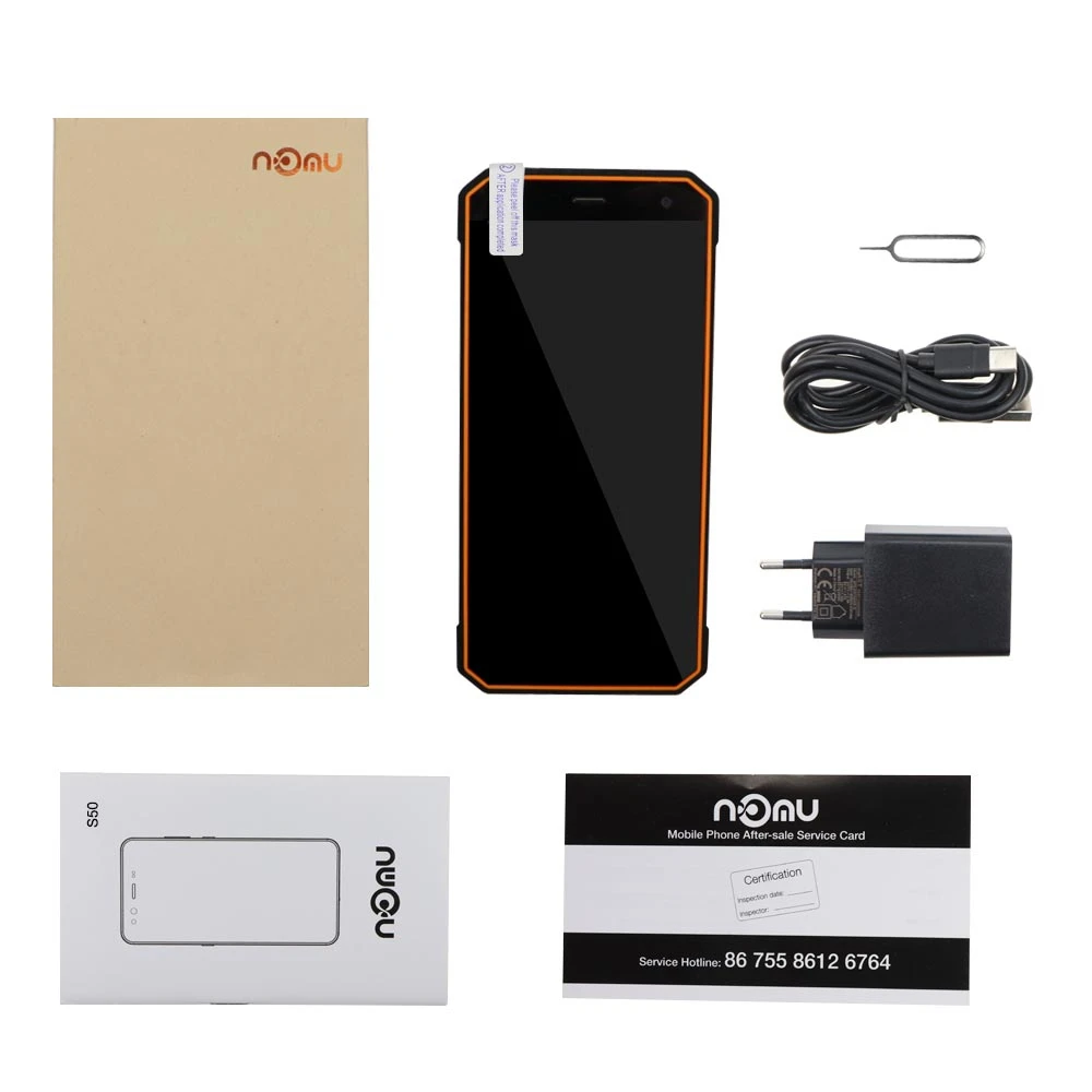 Nomu S50 Pro ударопрочный смартфон MTK6763 V/V Восьмиядерный 4 Гб 64 ГБ Android 8 1 5000 мАч OTG + NFC 16MP