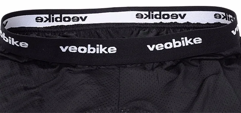 Veobike чистая Ткань для верховой езды Шорты для женщин Велоспорт толстые Велосипедный Спорт антибактериальные дышащие 3D Pad велосипед Размеры M-3XL гель Трусики для женщин мужское нижнее белье