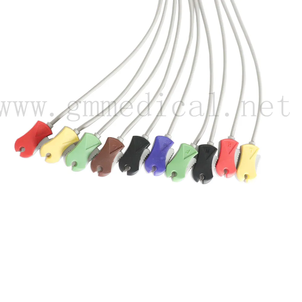 Совместим с кабелем Schiller EKG IEC 10-lead DB15M&gt грабббер. |