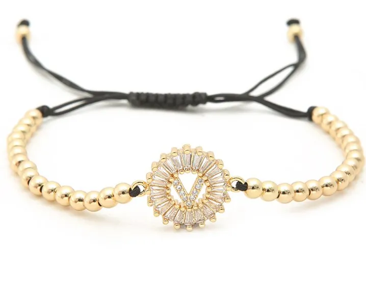 Микро проложить медный Белый cz кубический цирконий веревка настраиваемые бусы