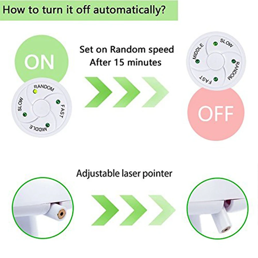 Игрушки для домашних животных автоматический вращающийся свет с вращением на 360