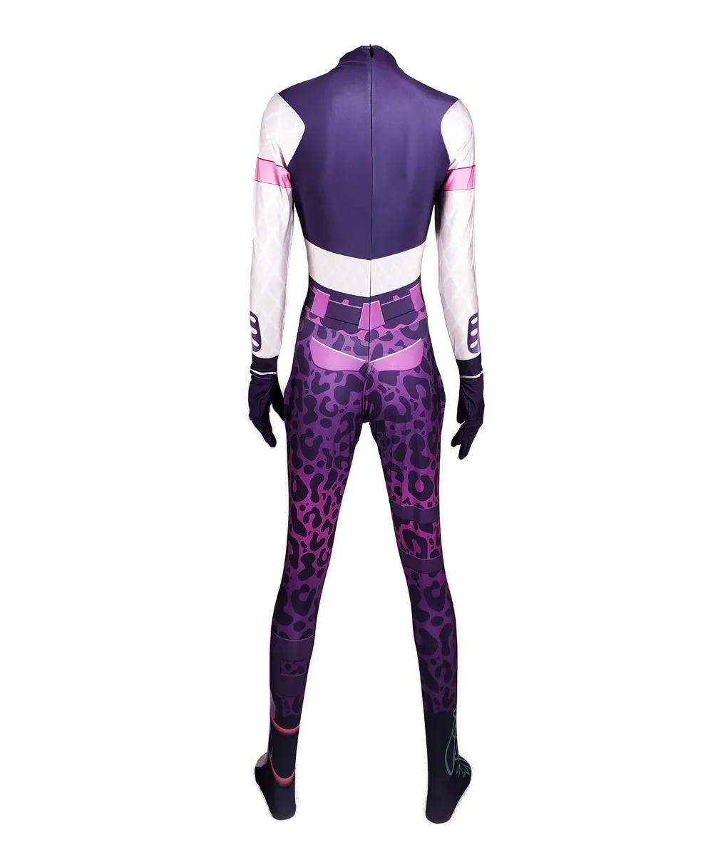 

Game leader power Cosplay Costume Lycra Zentai Bodysuit Halloween Brite bomber shark Cosplay Party suit free delivery
