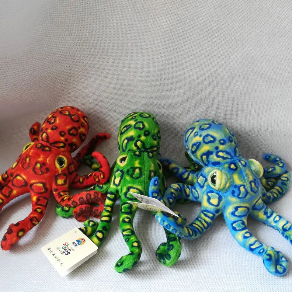 Новое поступление реальная игрушка около 30 см осьминог плюшевая мягкая кукла