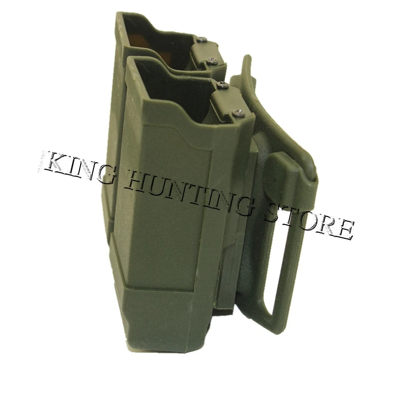 Охота Шестерни Airsoft двойной 2 Журнал ремня чехол подходит 9 мм подсумок CQC Gl19 P226 M9 пистолет чехол с ремешком