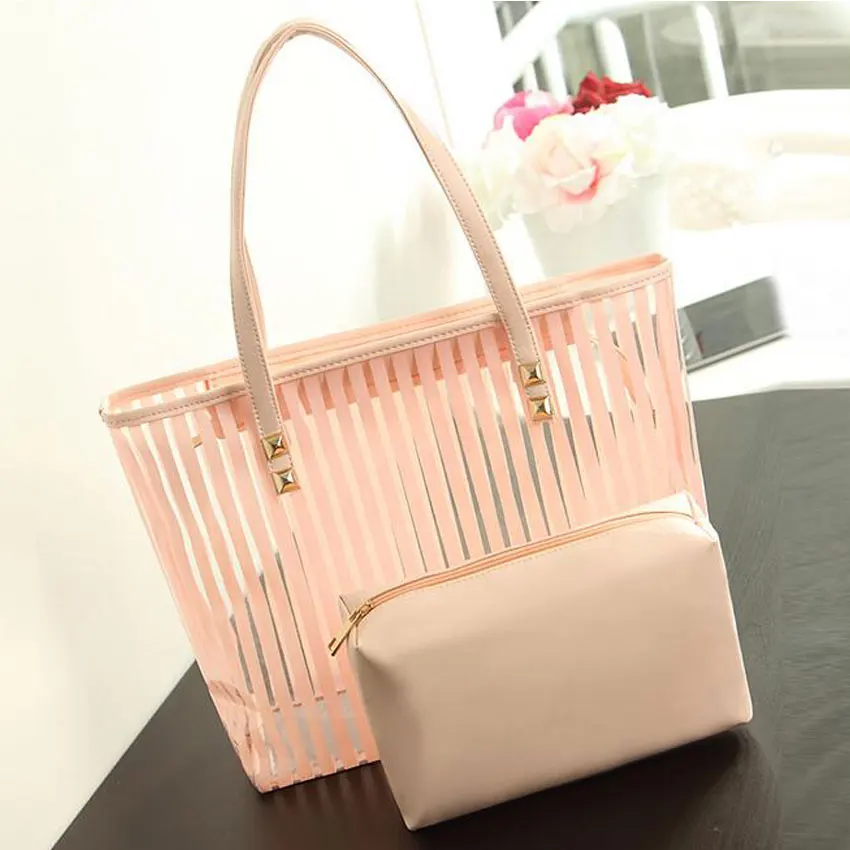 Прозрачная сумка LJT Женская прозрачная летняя 2019|tote brand|casual totehandbags women famous brands |