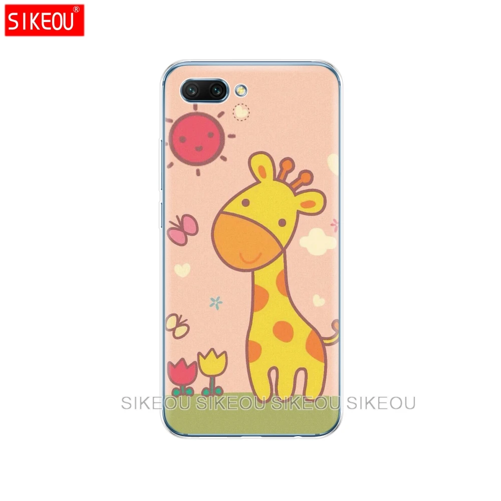 Силиконовый чехол для huawei honor 10, чехол, мягкий ТПУ, задняя крышка, 3D чехол для телефона, для honor 10, чехол, Coque Etui, полная защита 360 - Цвет: 10501