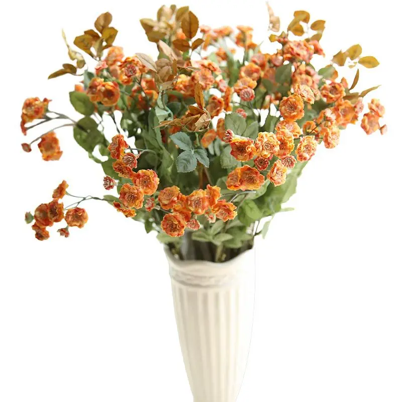 14 головок/шт Искусственные цветы 5 цветов цветок гвоздики для свадьбы DIY